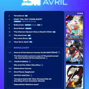 Le programme de la plateforme ADN en avril